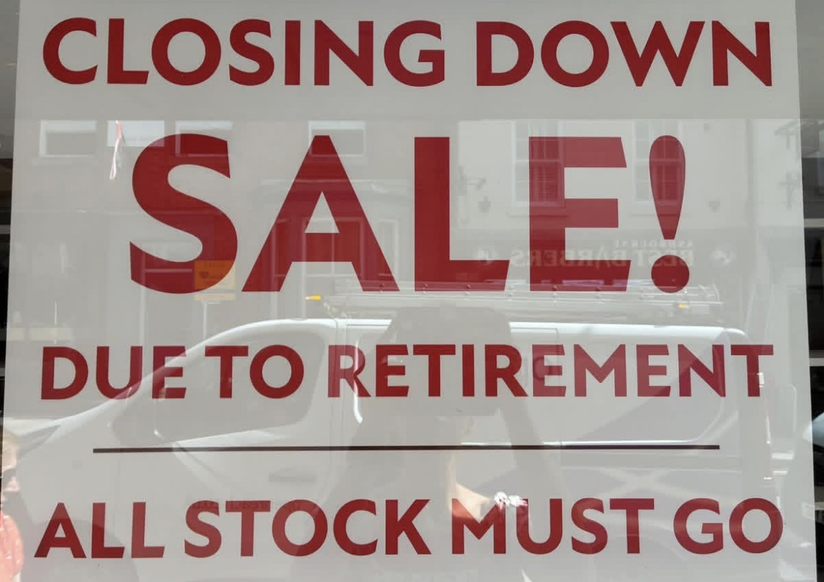 SALE Closing Down